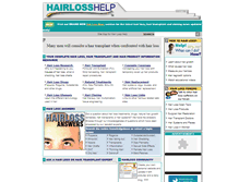 Tablet Screenshot of hairlosshelp.net